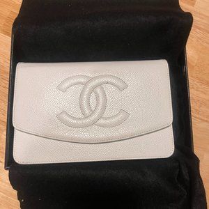 Chanel Lambskin Timeless CC Wallet on Chain WOC